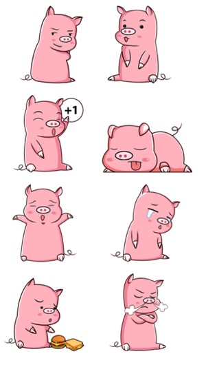 Pinky Pig Stickers(圖4)-速報App