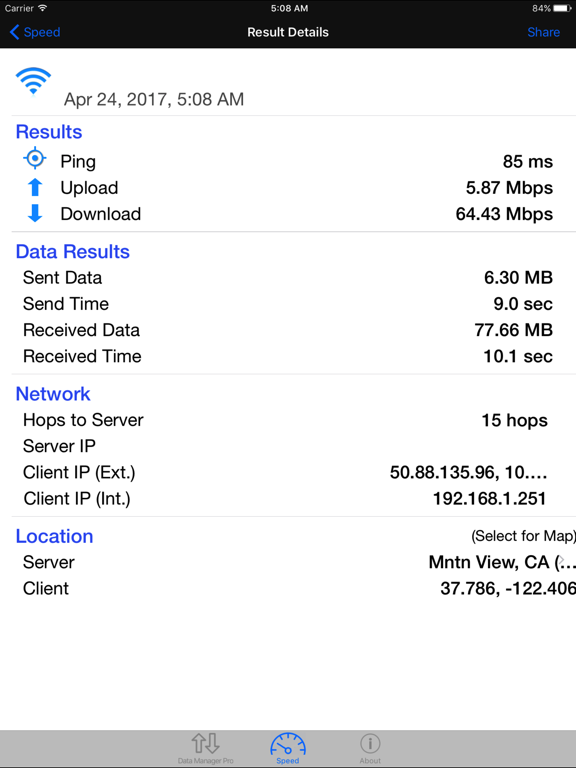 Data Manager - Data Usage with Speed Test screenshot