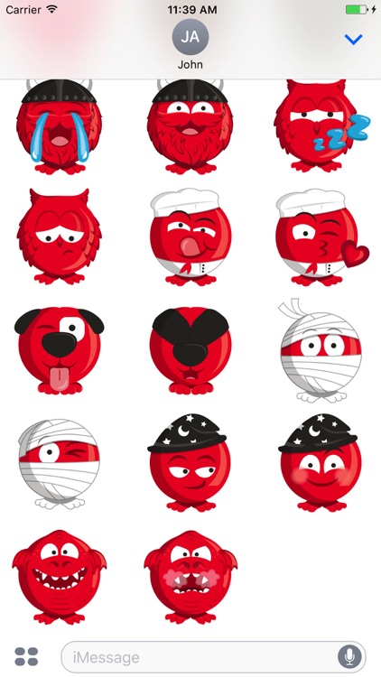 The Red Enojis
