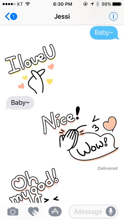 Cute doodles & hand written stickers screenshot-4
