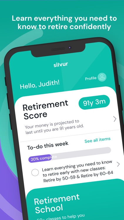 Silvur: Retirement Planner