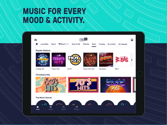 TuneIn Radio: Muziek, Nieuws iPad app afbeelding 8