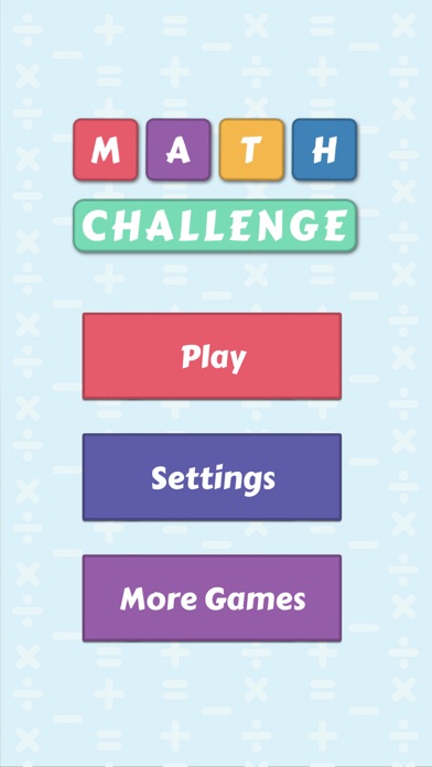 Math Challenge Games 1.1 IOS -