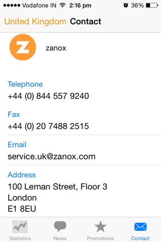 zanox screenshot 4