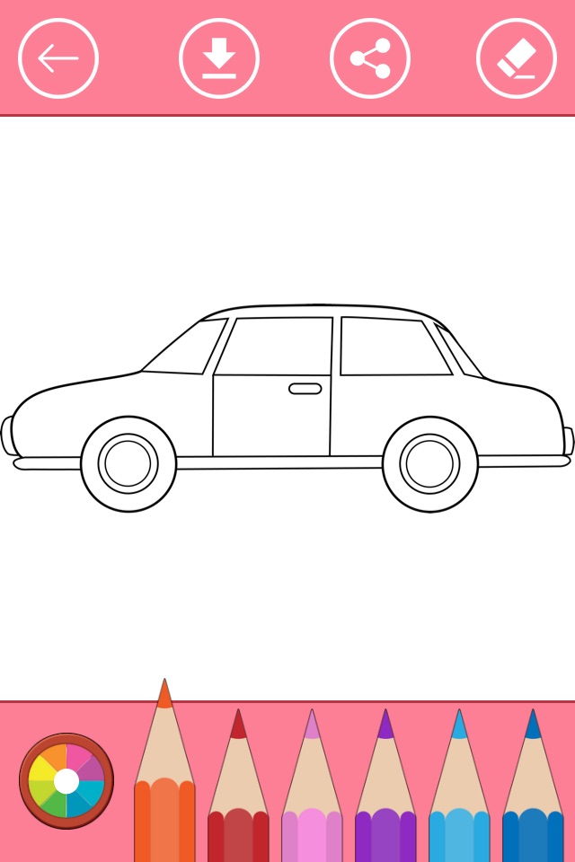 Vehicles coloring book for kids: Learn to color screenshot 4