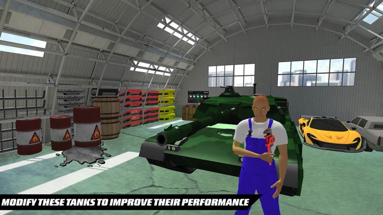 US Military Tank Mechanic Garage – Repair Workshop screenshot-3