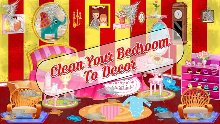 House Clean Up Decoration Game, Girl Home Cleaning