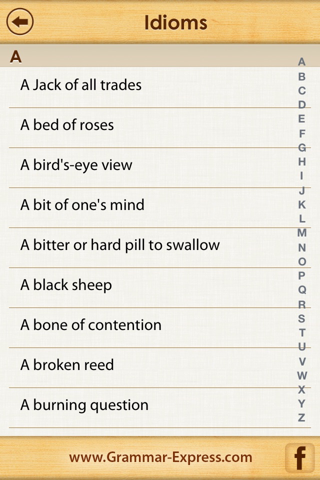 Idioms Lite screenshot 3