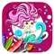 Shimmer Mermaid Coloring Book Game For Kids