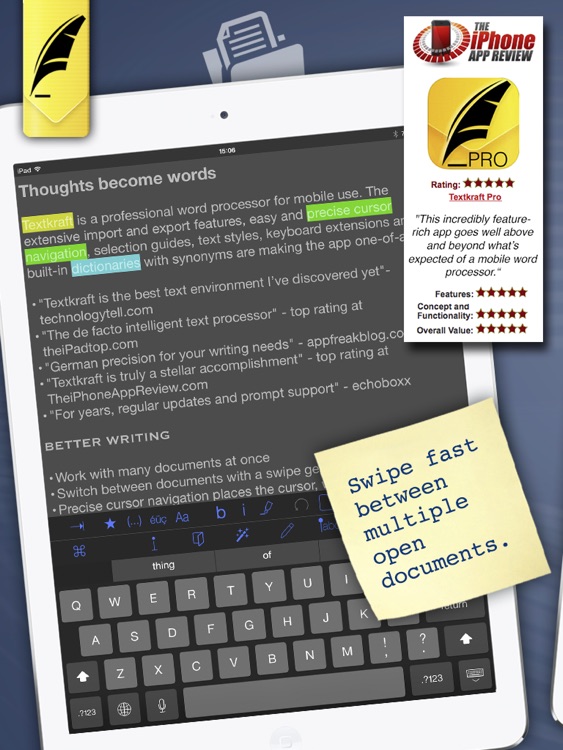 Textkraft Lite - easy & fast writing