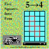 Five Squares Into Four