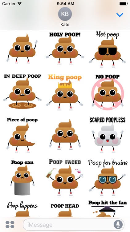 Poop Quotes Stickers