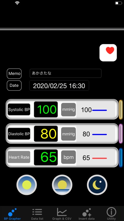 BP Grapher - record and chart