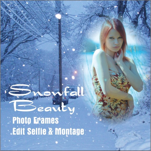 Snowfall Beauty Photo Frames Edit Selfie & Montage