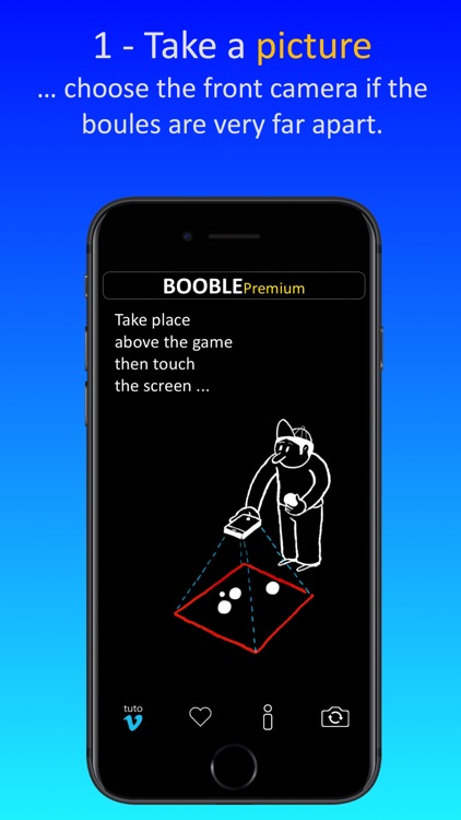 Booble - Measuring distance boules / jack
