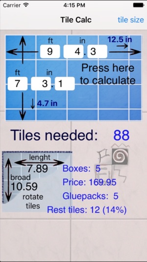 Tile Calc(圖2)-速報App