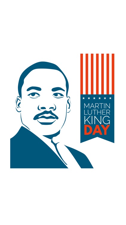 MLK Stickers - Martin Luther King Day Emoji