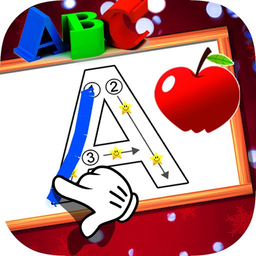 Letter Tracing Worksheets - Christmas Game iOS App