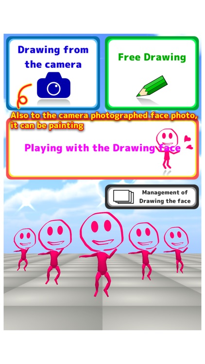 Draw->Dance! Drawing the face - edu app screenshot-3
