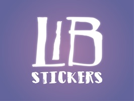 Add some LIB vibes to your text with LIB Stickers from Do LaB