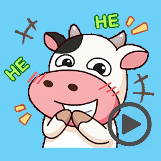 Momo Cow Animated