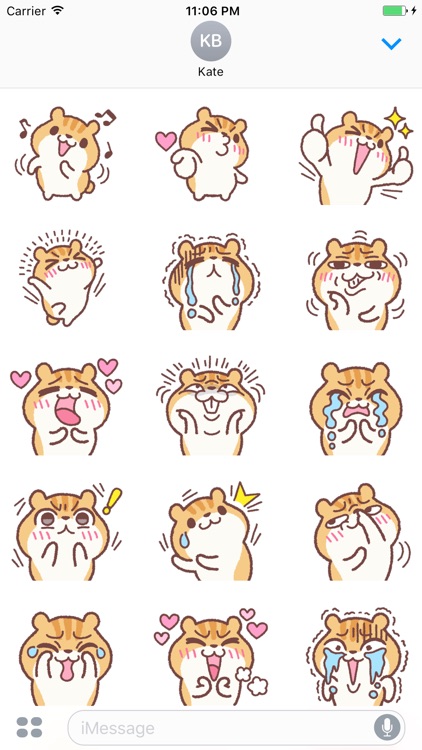 Figaro The Cute Hamster Stickers