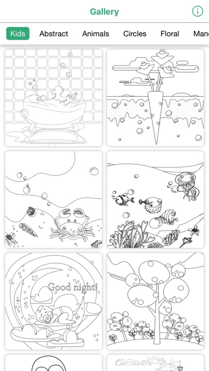 Color In - Family Coloring Book