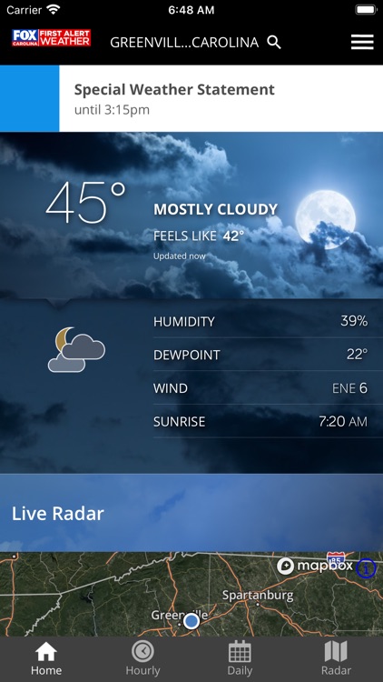 FOX Carolina Weather screenshot-0