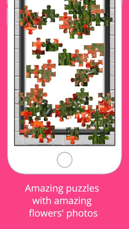 Flowers Puzzle - Play with your favorite flowers screenshot-3