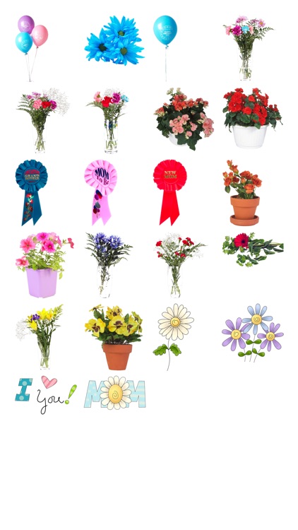 Mother’s Day Stickers #1-Illustrated and Photo Art screenshot-4