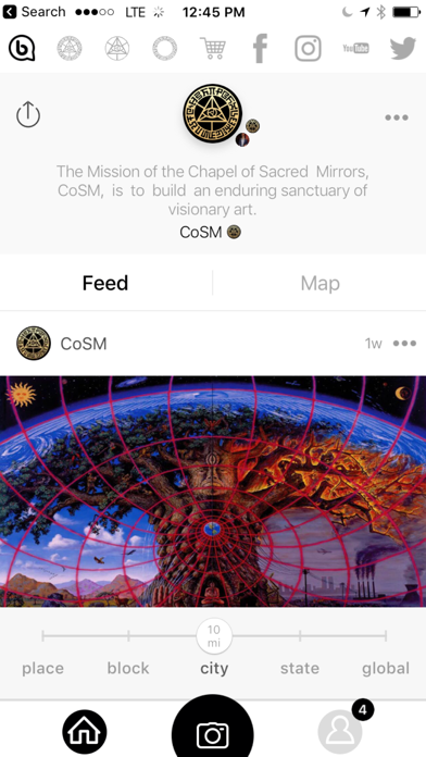 How to cancel & delete CoSM - Alex Grey & Allyson Grey from iphone & ipad 1