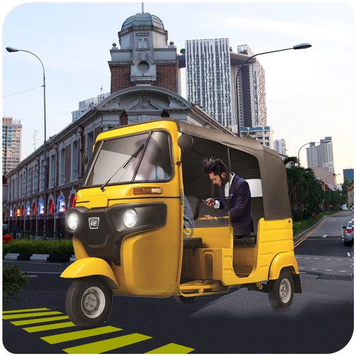 City Auto Rickshaw Racing Game icon