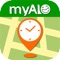 "myAlo myKids is a universal application to pair your smartphone with myAlo smartwatch for kids