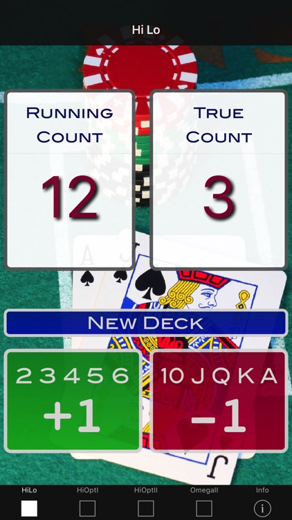 A Blackjack Card Counter - Professional