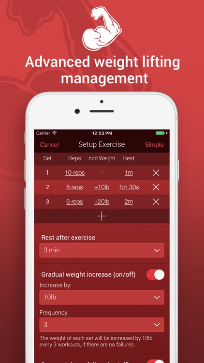 GrowBIG Workout Tracker screenshot-3