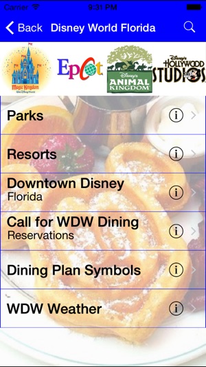 Gluten Free Disney Dining Free(圖2)-速報App