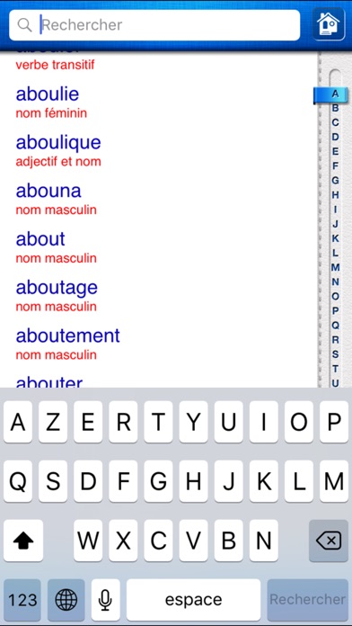Dictionnaire de français screenshot1