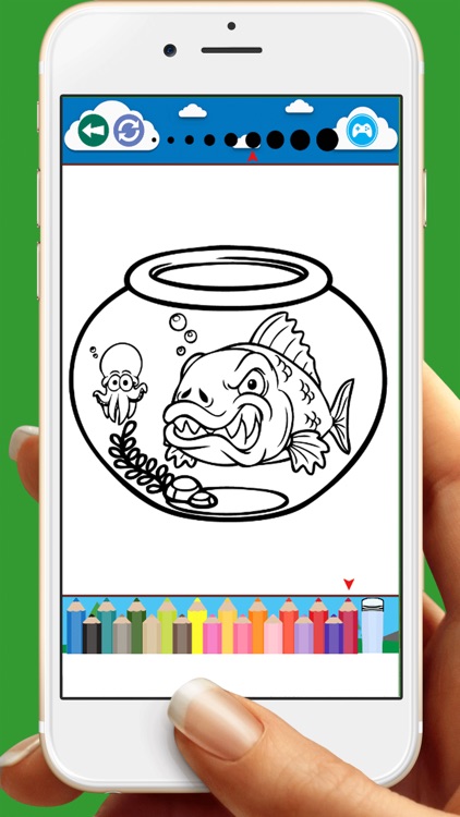 Kids Pets Coloring Book Game Free screenshot-4