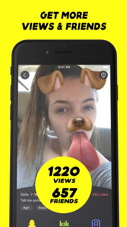Get Friends, Views and Usernames for Snapchat, Kik