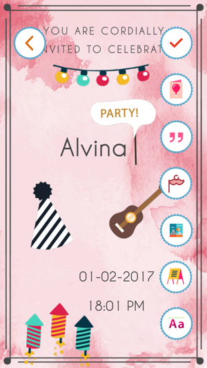 Party Invitation Card Creator HD Pro(圖5)-速報App