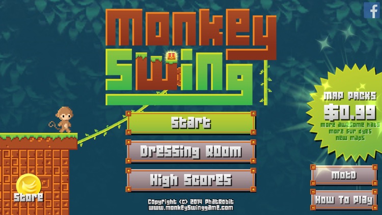 Monkey Swing for iPad screenshot-3