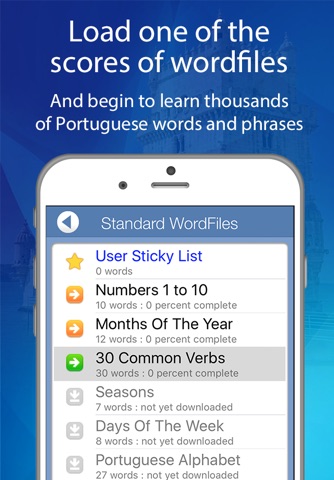 Declan Portuguese FlashCards screenshot 2