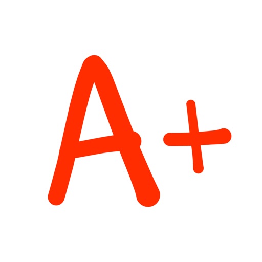 Grade sticker red pen school stickers for iMessage iOS App