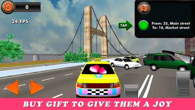 Taxi Driver Simulator: Valentine Ride Full(圖3)-速報App