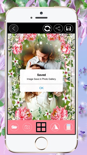 Romantic Flower Photo Frames(圖3)-速報App