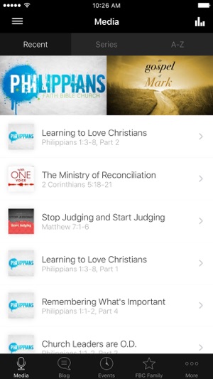 Faith Bible Church App