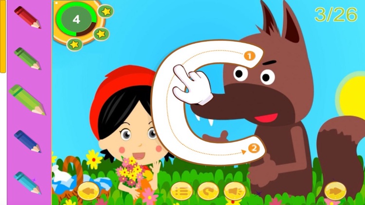 Aesop fables and ABC Tracing for kindergarten screenshot-4