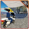 Police Bike Plane Transport &amp; Driving Simulator
