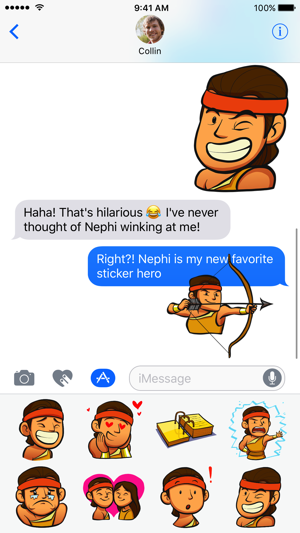 LDS Stickers: “I, Nephi”