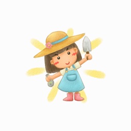 Garden Girl - Text Message Stickers Pack